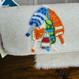 Beaded Clutch with Colorful Design